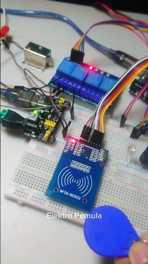 Sistem Akses Pintu dengan RFID dan Arduino : Solenoid Lock Otomatis