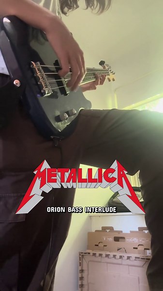 🌌Orion Bass Interlude - Metallica #metallica #orion #fyp #bass