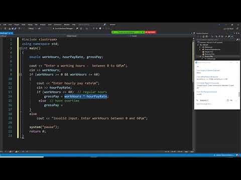 C++ programming, calculate grosspay with regular and overtime, overtime pay 1.5 times than regular