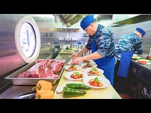Inside $4 Billion US Nuclear Submarines: How They Cook & Store Food Underwater for Months