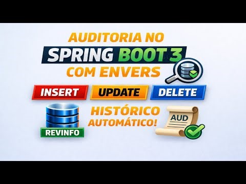 Auditing in Spring Boot 3 with Envers 🔍 | Automatic history of INSERT, UPDATE, and DELETE transac...