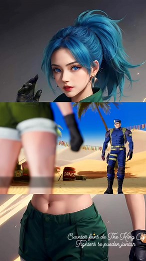 Leona Heidern Kof XV #KOF #thekingoffighters #KOFXV #TheKingofFightersXV #LeonaHeidern #LEONAHEIDER | Cuantos fans de The King of Fighters se pueden juntar