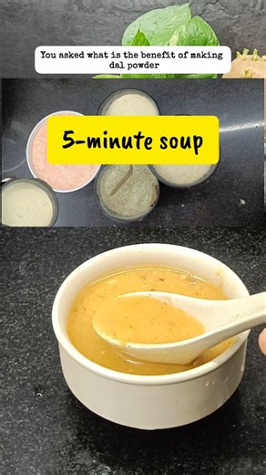 2.3K views · 15 reactions | 5-minute soup with homemade lentil premix...
