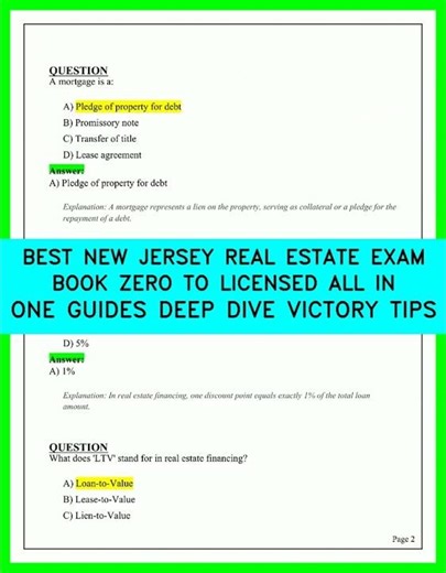 New Jersey Real Estate Exam 2026 Zero to Licensed All-in-One Guide Deep Dive Victory Tips