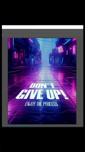 Mastering Neon Text Wrap in a CYBERPUNK City Photoshop Perspective Trick for REALISTIC Depth #Shorts