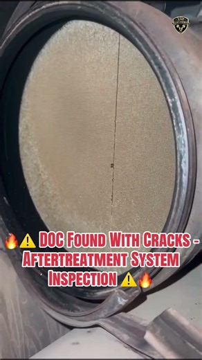 🔥⚠️ DOC Found With Cracks – Aftertreatment System Inspection ⚠️🔥