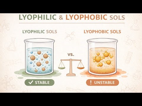 Lyophobic and Lyophilic sols (NEET Practical Chemistry)