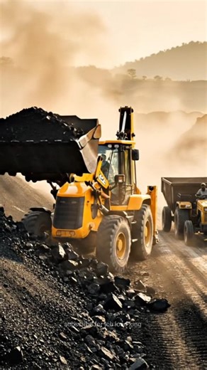 Jcb coal Loading ASMR | #shorts #jcbtractor #asmr #ai
