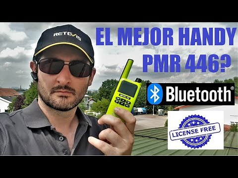 RETEVIS RA619 HANDY PMR 446 CON BLUETOOTH IDEAL CAMPO, CHOFERES, TREKKING, Y MAS !