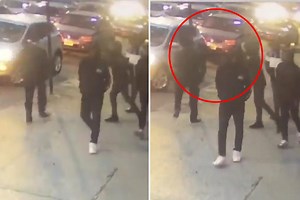 Jewish man hit with folding chair and punched by teens in new video as anti-Semitic violence swirls in NYC