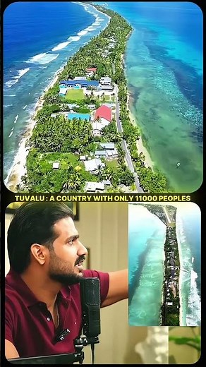 Tuvalu Country With 11000 peoples 🤯🙂 #shorts #tuvalu #travel