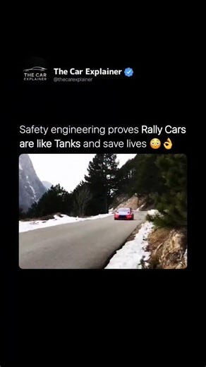 The Car Explainer on Instagram: "Modern rally cars are engineered like armored survival cells, built to protect drivers in crashes that would destroy normal road cars. Beneath the lightweight body panels sits a reinforced steel roll cage welded directly to the chassis, designed to maintain cockpit integrity even after multiple high-speed rollovers. Energy-absorbing structures, fire-resistant fuel tanks, FIA-approved racing seats, and six-point harnesses work together to manage forces that can ex