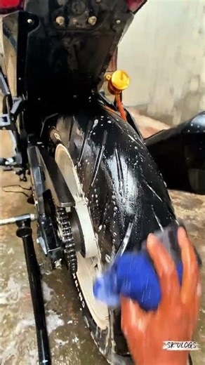 bike wash. #gpxdemon #100ksubscribers #rider #funny