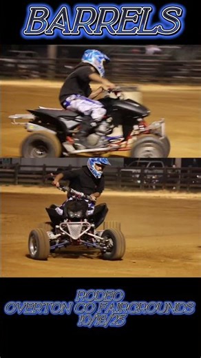 #atv Rodeo, Barrels 10/18/25 Overton Co Fairgrounds
