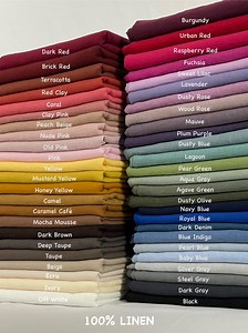 100% Washed Linen Fabric by the Yard Softened European Flax Linen Natural Fabric for Dressmaking by Meter Oeko-tex Certified Flax Fabric - Etsy