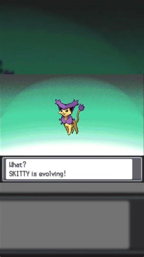 Skitty Evolution in Pokemon Heart Gold and Soul Silver #Shorts
