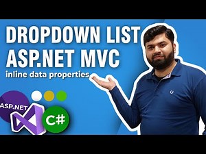 How to implement Dropdown List with inline data and properties, asp.net mvc