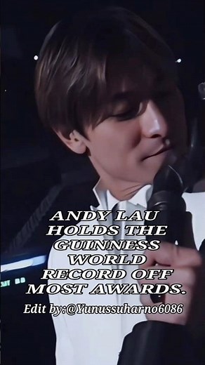 Andy Lau holds the Guinness World Record for the most awards.
