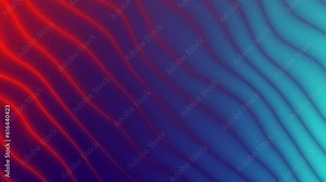 abstract blue and red gradient ripples animation background.