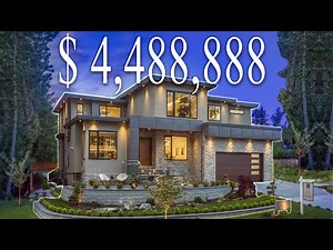 Inside a MODERN LUXURY MANSION worth $4,488,888 | Luxury Mansions Vancouver