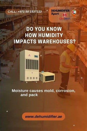 How High Humidity Quietly Damages Warehouse Operations? #dehumidifier #warehouse #humiditycontrol