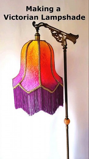The Making of "Haight Ashbury" Victorian Lampshade by Elegance Lamps
