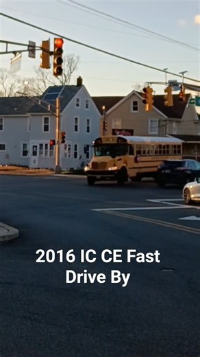 15- 2016 IC CE School Bus Fast Drive By