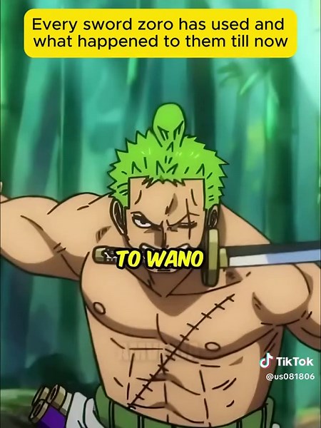 Every sword zoro has used and what happened to them till now #anime #OnePiece #zoro #fyp #viral