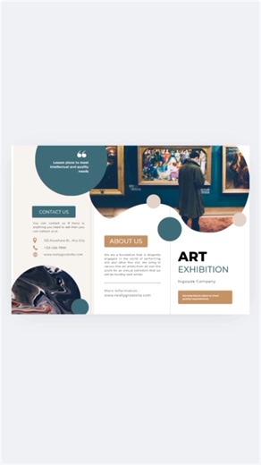 How to create a professional Brochure / Brochure ideas#brochure #youtubeshorts #canva #shorts