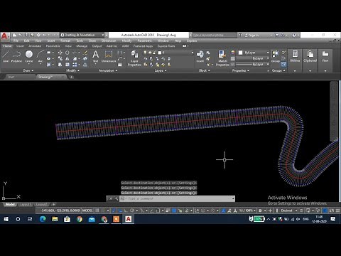 How to draw Chainage of a Road/Rail Alignment in AutoCAD || Spatial Tube