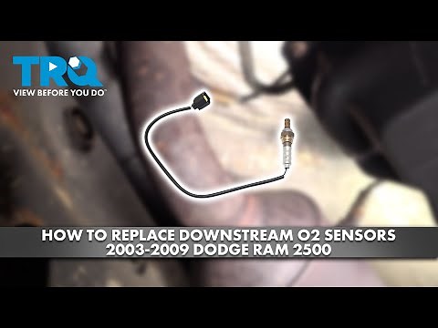 How to Replace Downstream O2 Oxygen Sensors 2003-2009 Dodge Ram 2500 5.7L V8