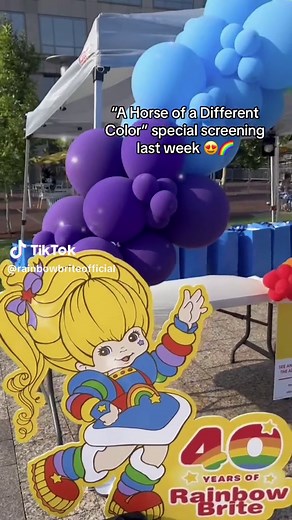 We had a blast celebrating Rainbow Brite's 40th Birthday at the Crown Center WeekEnder event! 🌈🎂 Thank you to all the lovely fans who joined us for the special screening of