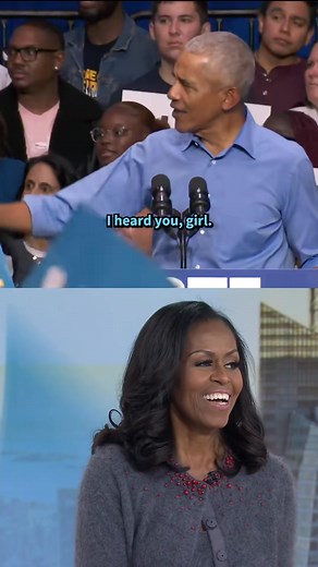 Michelle Obama reaction to Barack Obama response to a supporter flirting with him while campaigning for Mikie Sherrill in New Jersey. | Freedom They Not Like Us