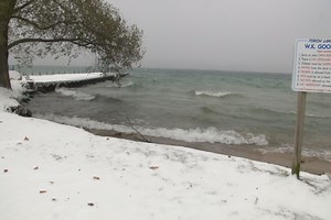 Sights and Sounds: Choppy Day on Torch Lake