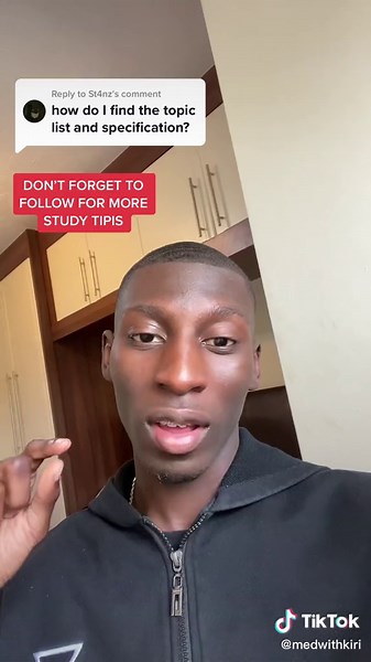 How to Find the GCSE and A-Level Topic List and Specification