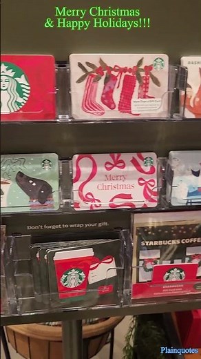 2025 Starbucks Holiday Gift Cards