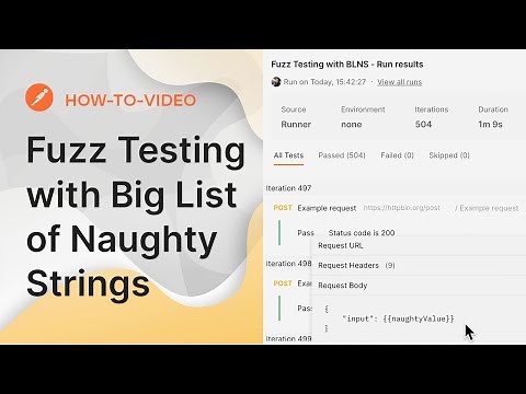 Fuzz Testing with Big List of Naughty Strings