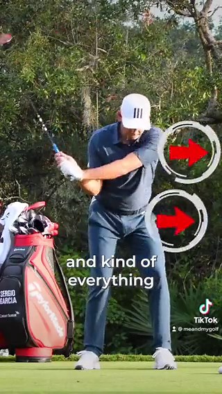 Sergio Garcia's lesson on how to properly start the downswing with the driver was really good.