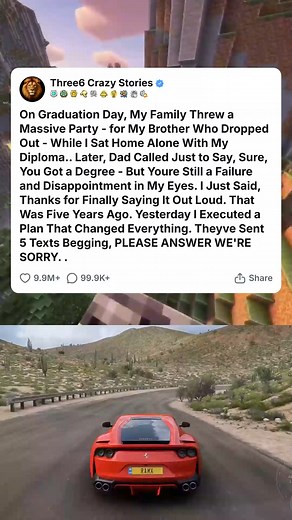 On Graduation Day, My Family Threw a Massive Party - for My Brother Who Dropped Out - While I Sat Home Alone With My Diploma.. Later, Dad Called Just... #foryou #fyp #reels #viral #redditstorytime #redditposts #storytime #redditstories #reddit #askreddit #paranormal #redditparanormal #nosleep | The Insomniacs