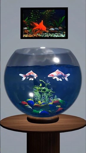Fish Tank in Blender #animation #aquarium #fish #blender3d #shorts #trending #fishtank