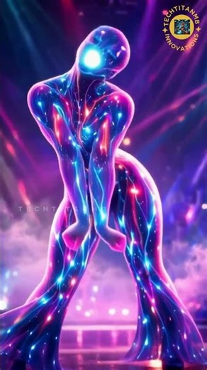 You’re super super Magnetic! 🧲 AI Neon Dance #Shorts