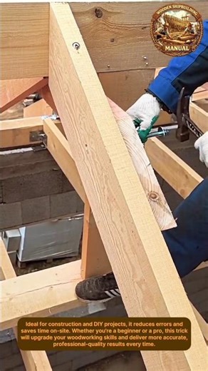 Brilliant Wood Cutting Trick for Perfect Timber Fit!