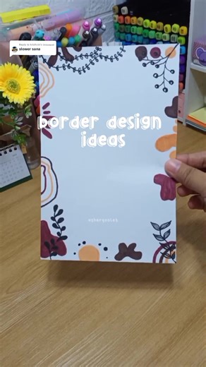 Creative Border Design Ideas for Bond Paper and Handmade Projects