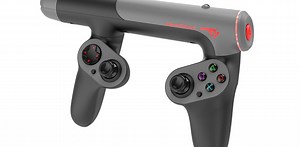 FPSのために作られた本格コントローラー。グリップを回転させればレーザー銃にトランスフォーム！
