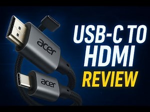 Review - Acer USB C to HDMI Cable for Home Office 6.6FT (4K@60Hz), High-Speed Type C to H