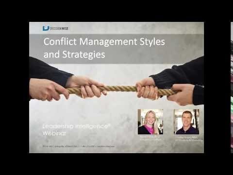 Conflict Management Styles and Strategies