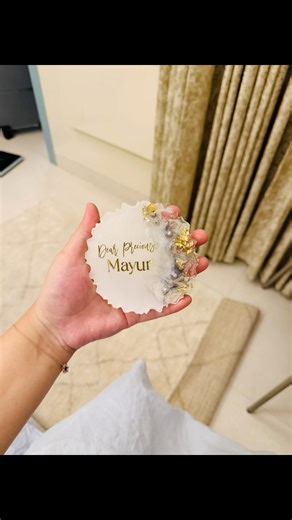 Resin coaster #diy #resin #resincoaster