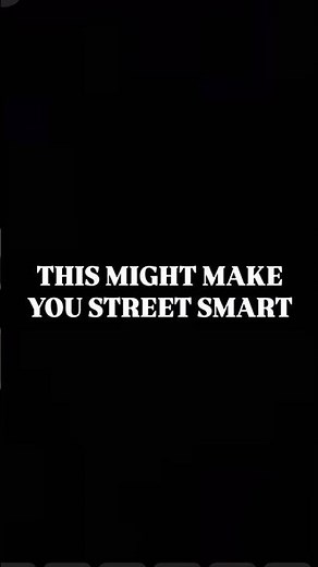 Learn This → Become Street Smart #shorts