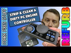 Tearing Down & Cleaning a PC Engine Controller - PI-PD6 Core Grafx Gamepad