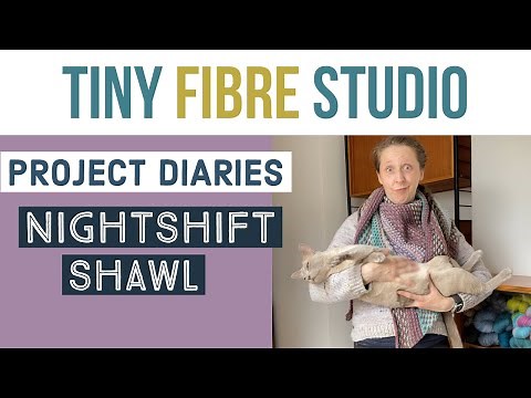 Knitting a Handspun Nightshift Shawl by Andrea Mowry